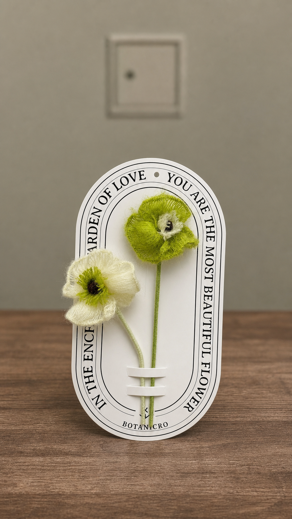 Mohair Flower Set