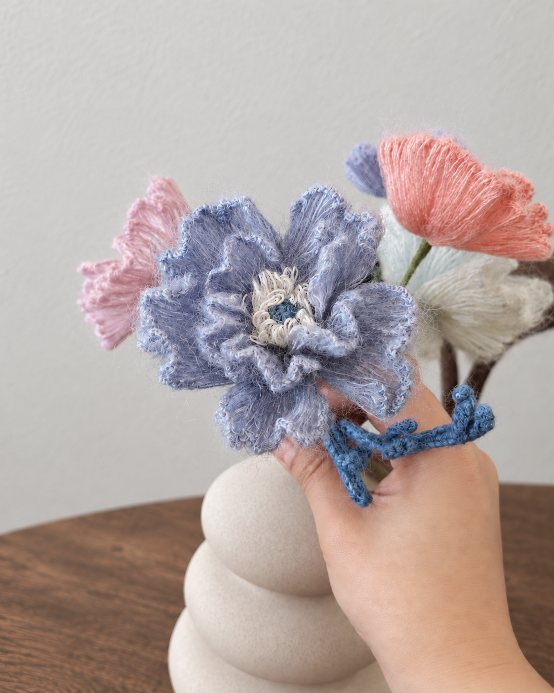 Mohair Flower - Single Stem