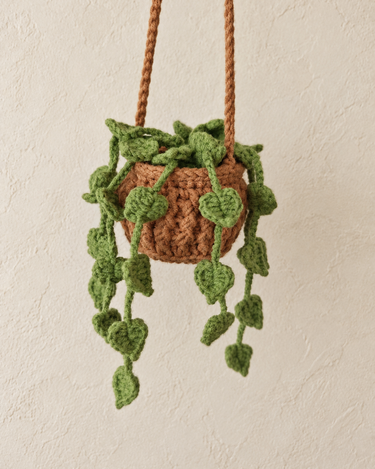 Monstera Crochet Hanging Basket