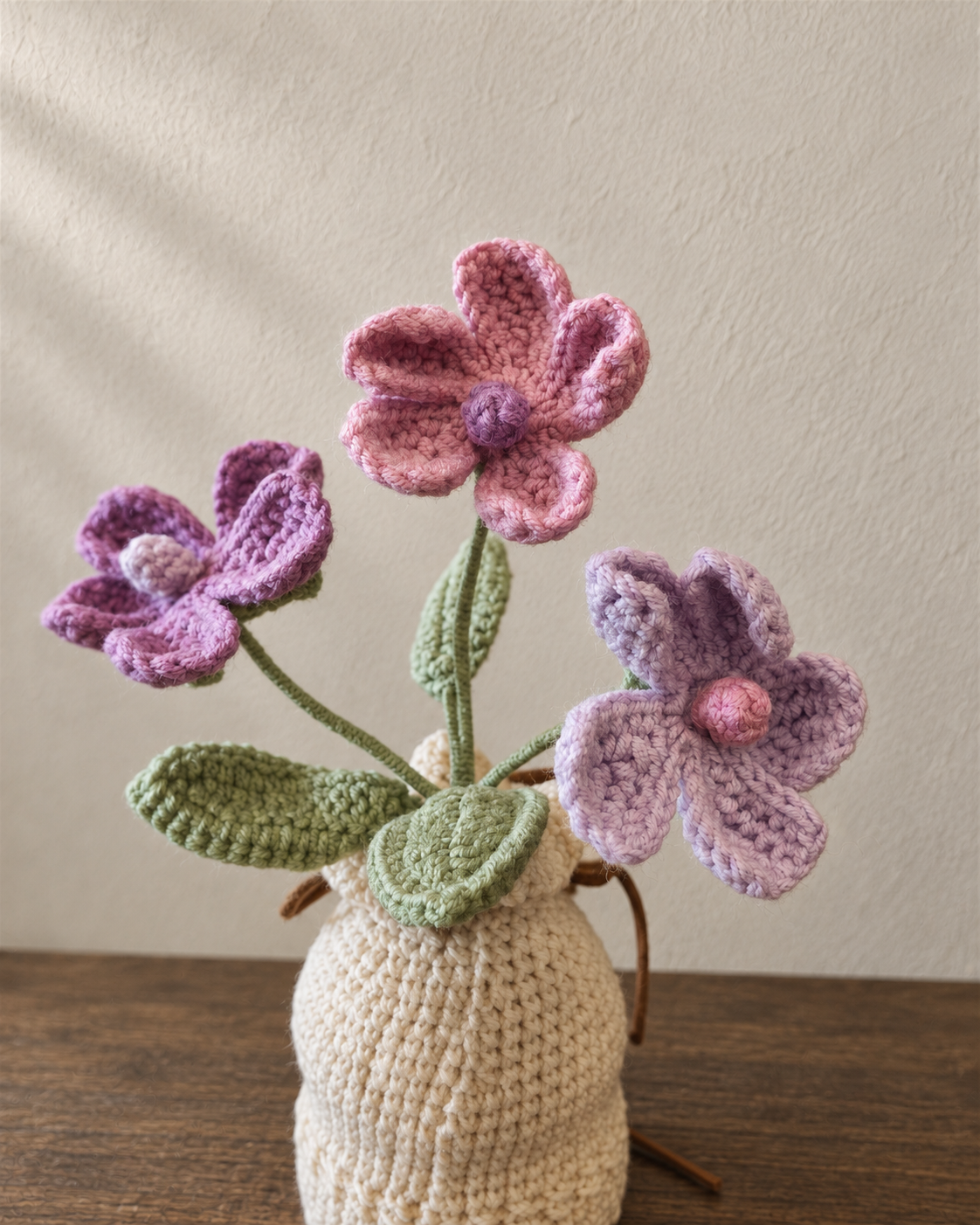 Pink & Purple Blossom Vase