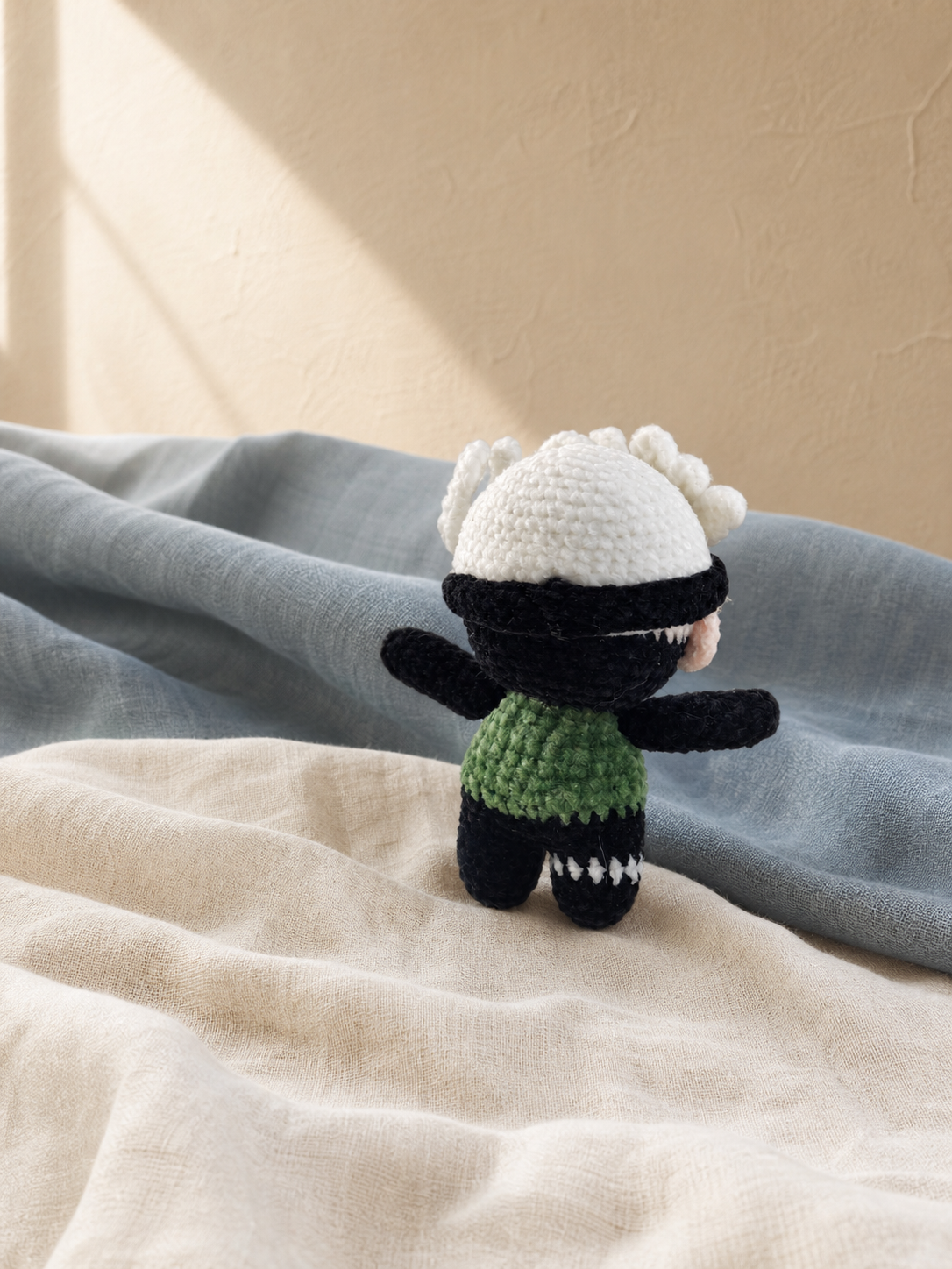 Kakashi Inspired Crochet Doll