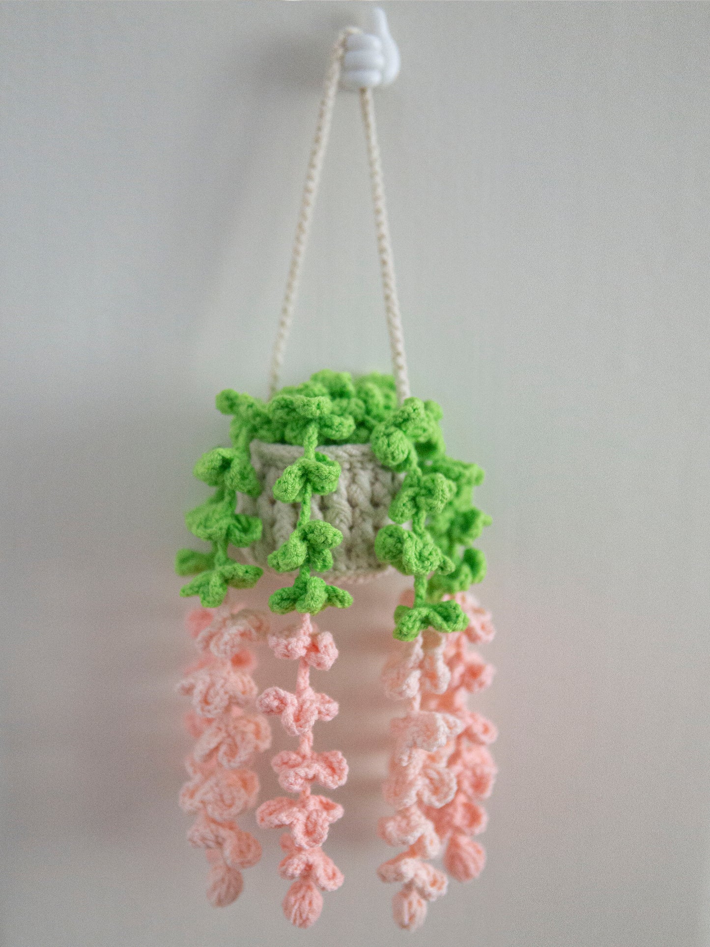 Baby Pink Lavender Hanging Basket