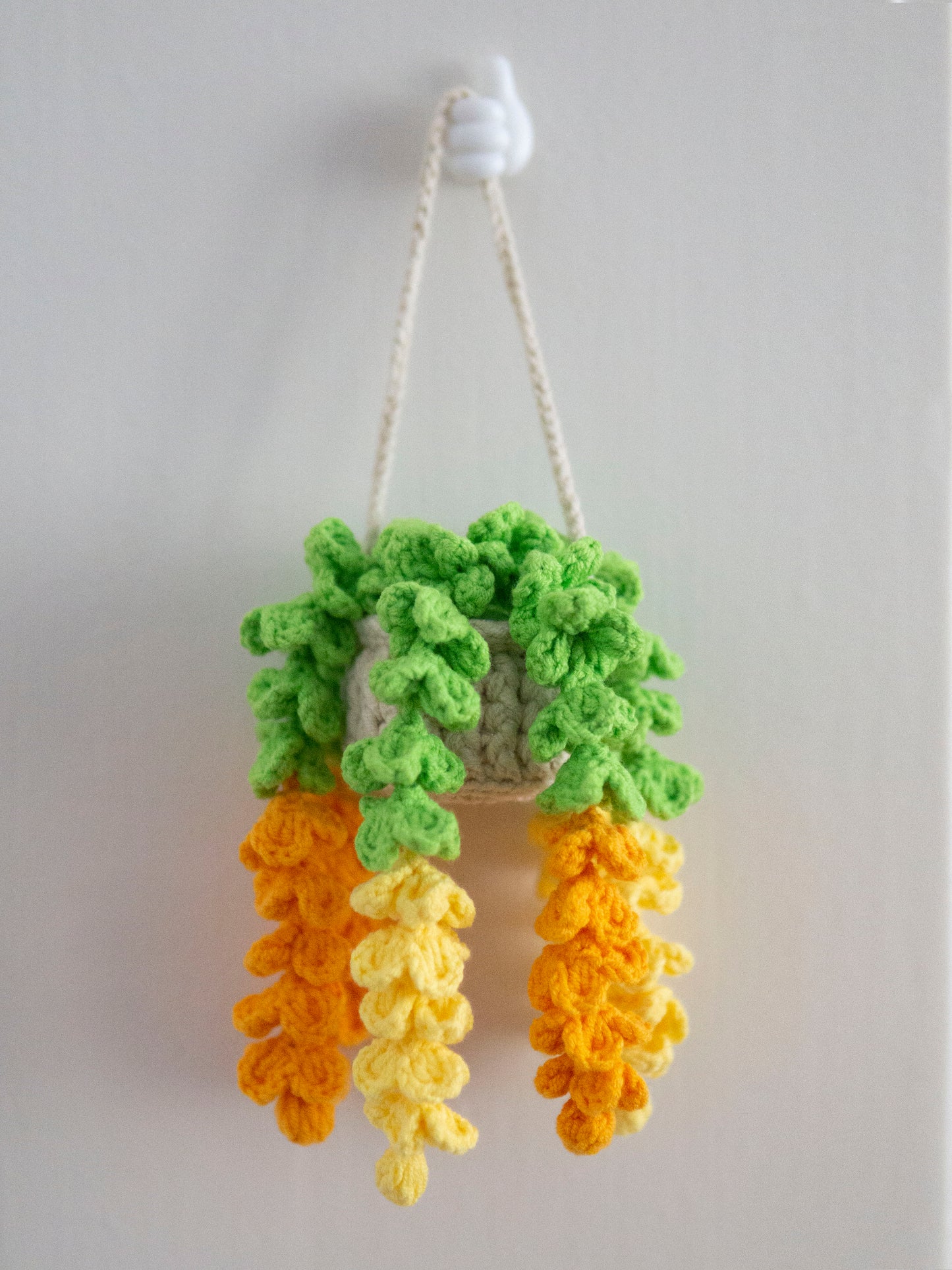 Yellow Lavender Hanging Basket