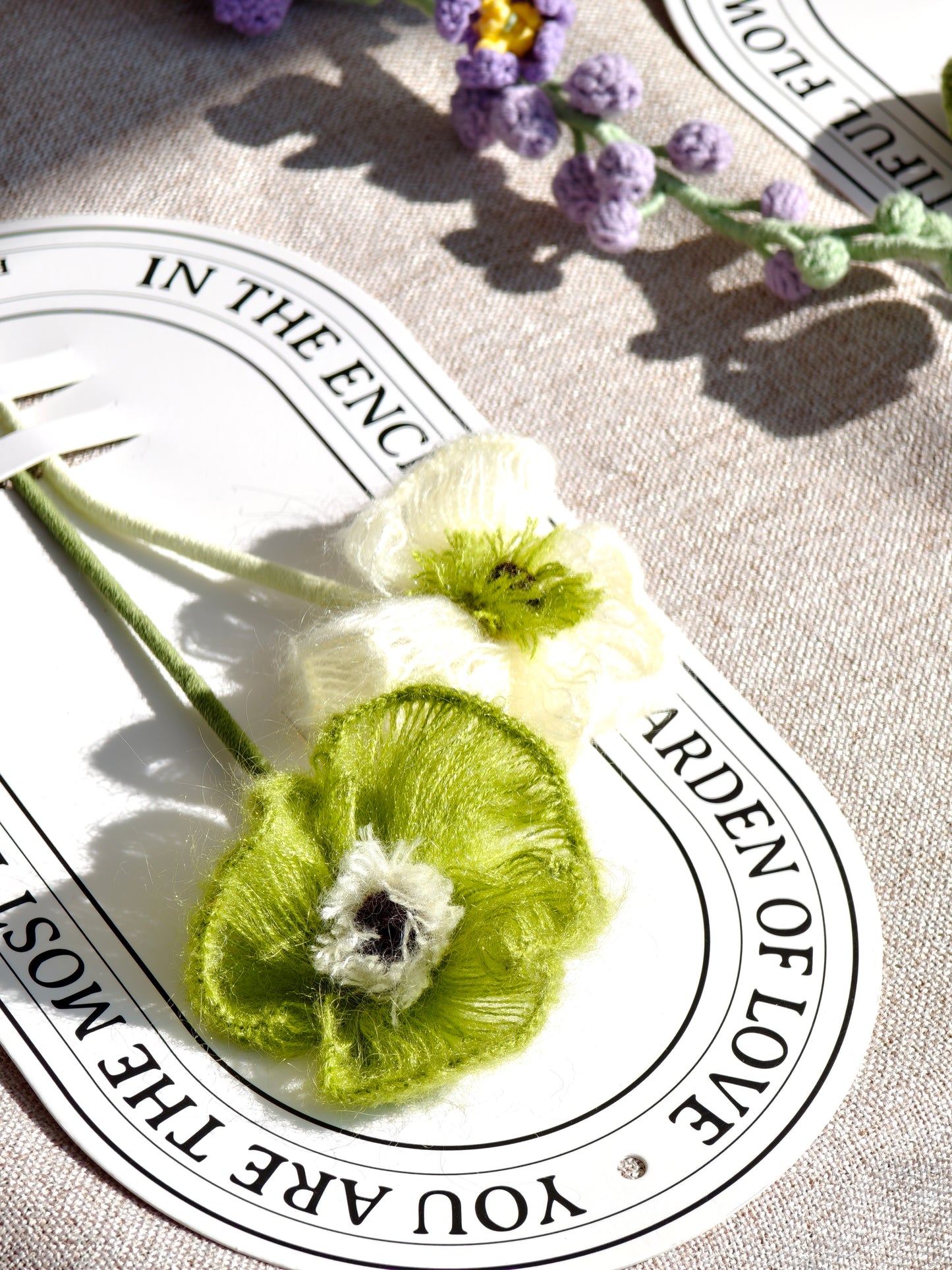Mohair Flower Set