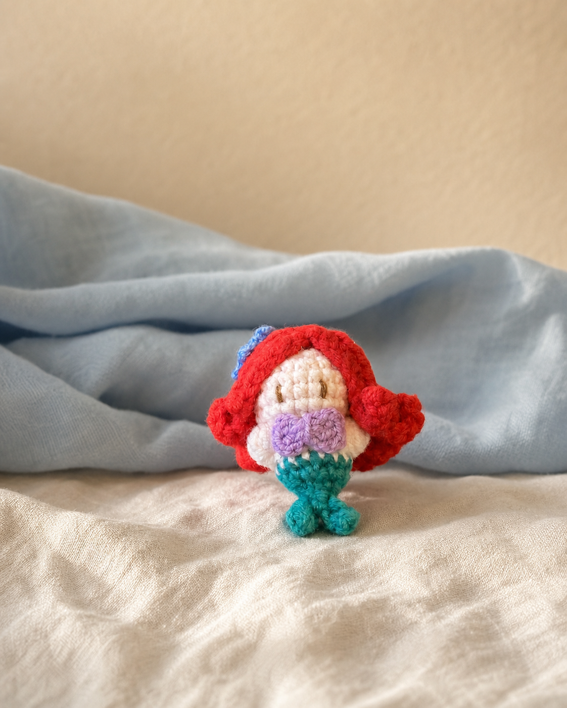 Princess Friends Crochet Keychain