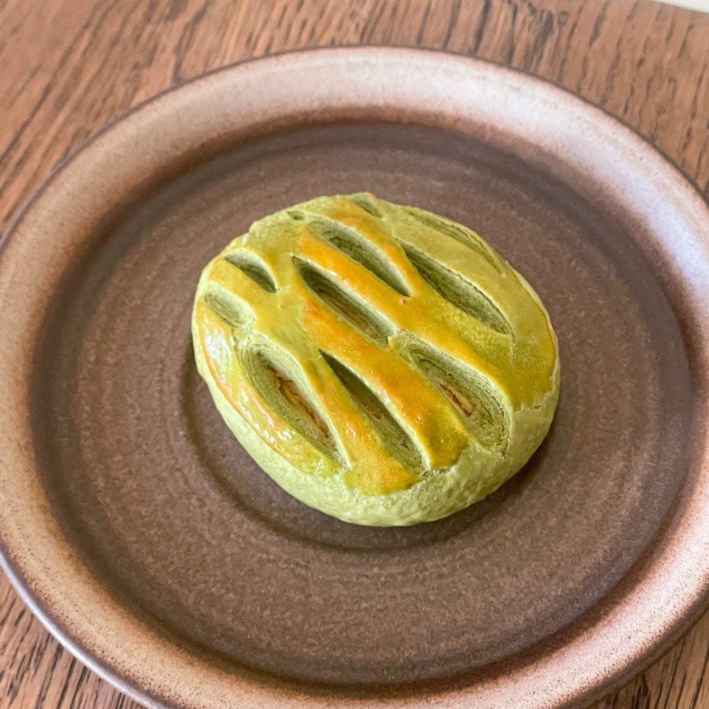 Matcha& Osmanthus Pastry