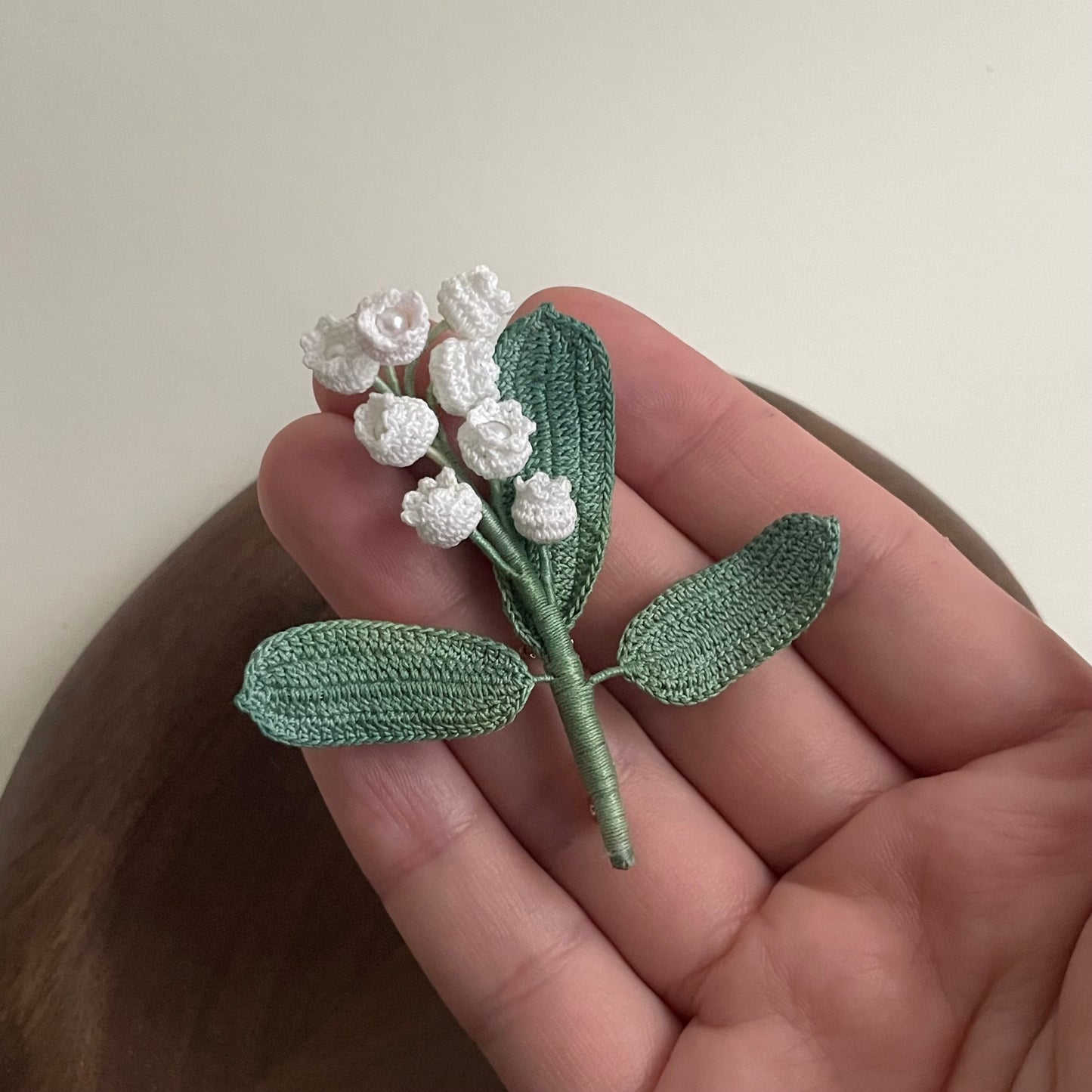 Lily of the valley Broche