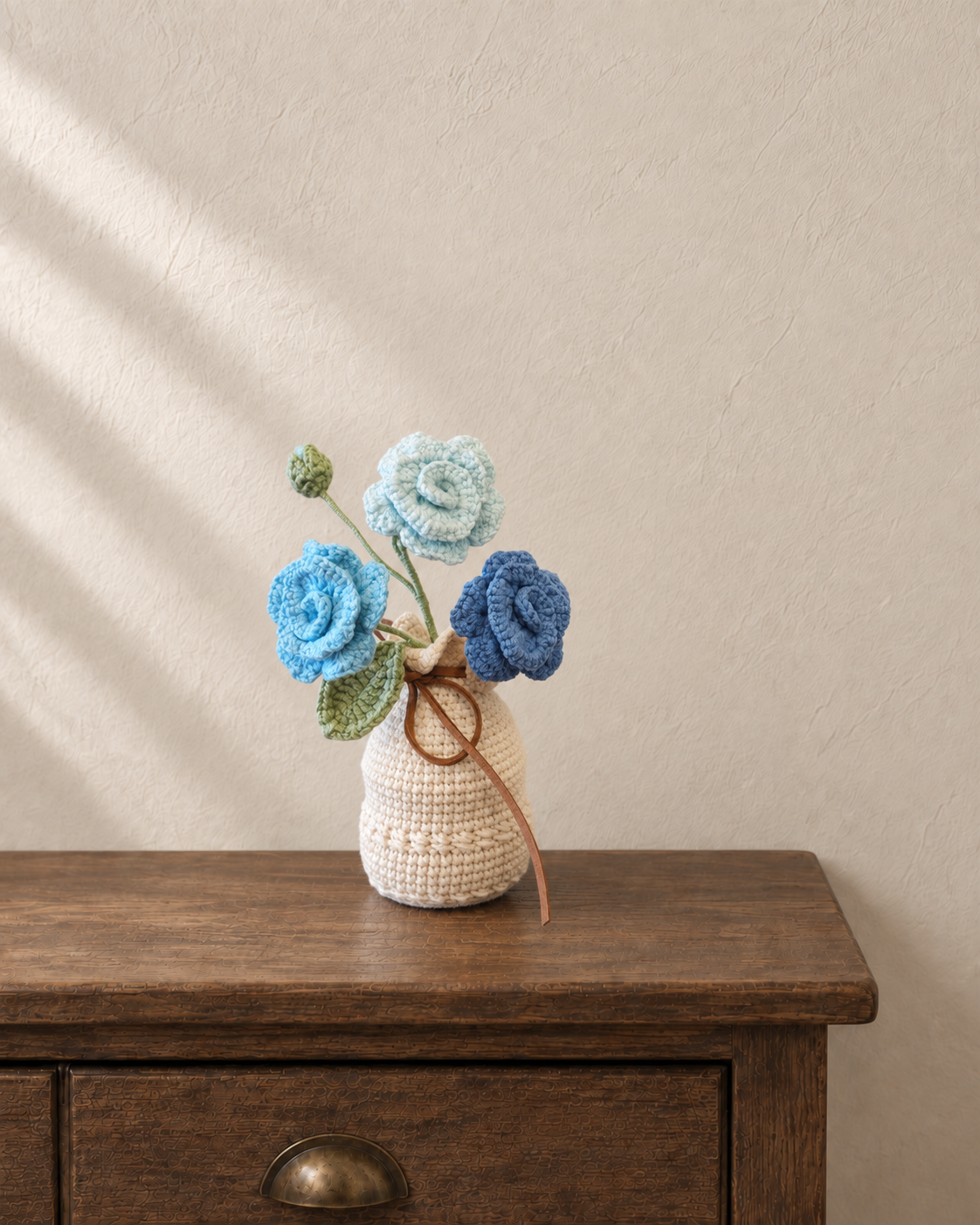 Blue Rose Vase