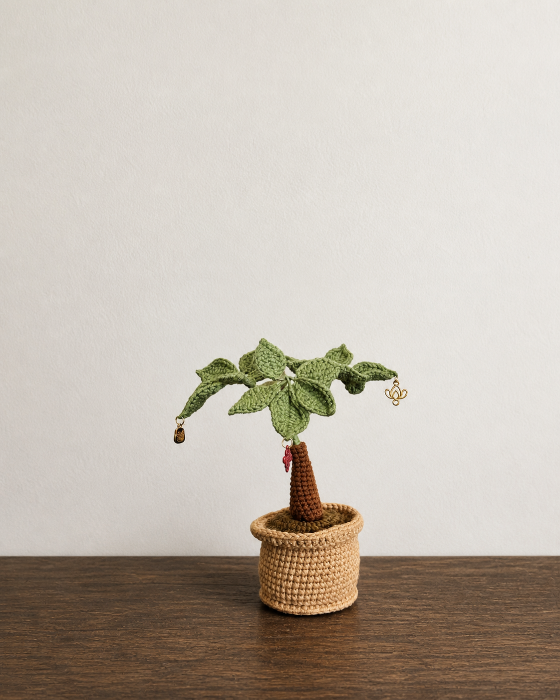 Fortune Tree Crochet Potted Plant