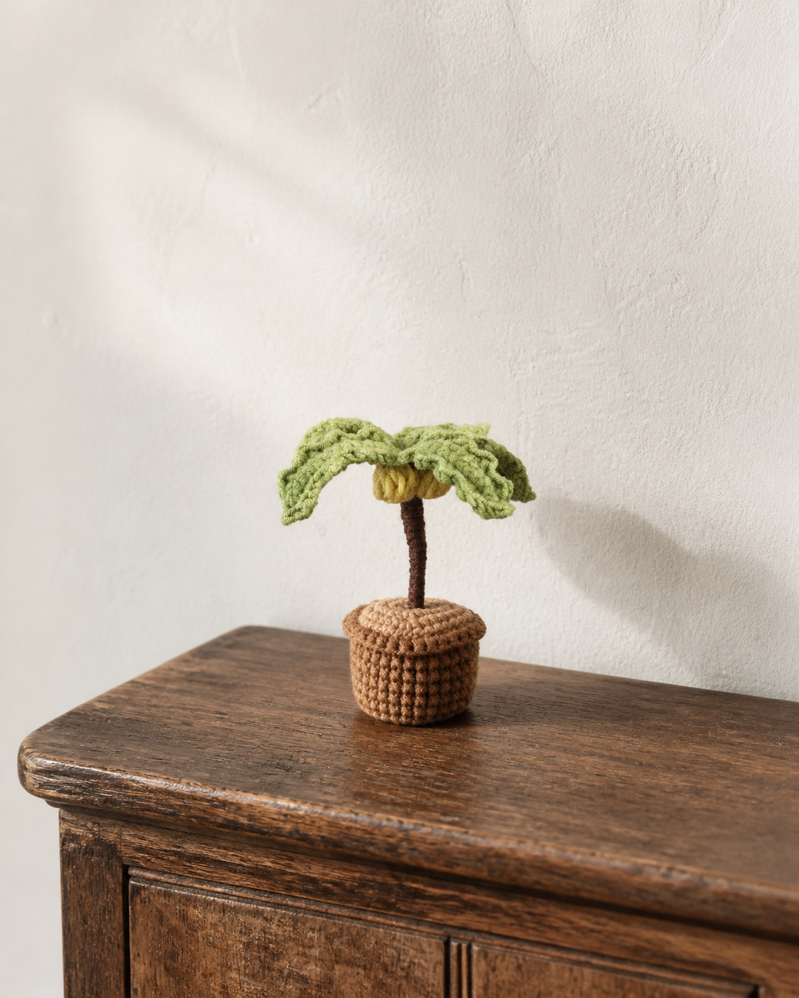 Coconut Palm Magnetic Mini Potted Plant