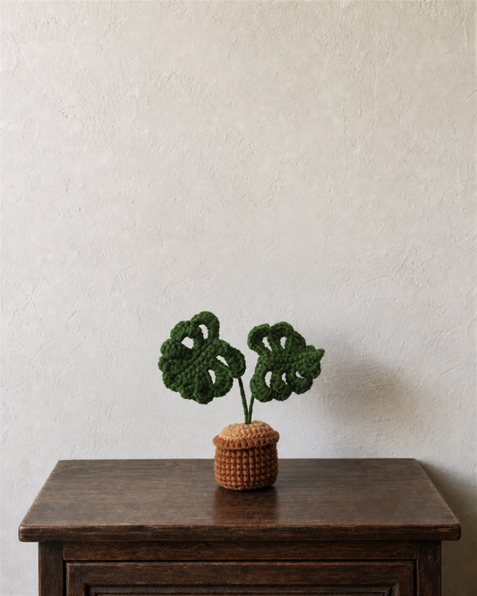 Monstera Magnetic Mini Potted Plant