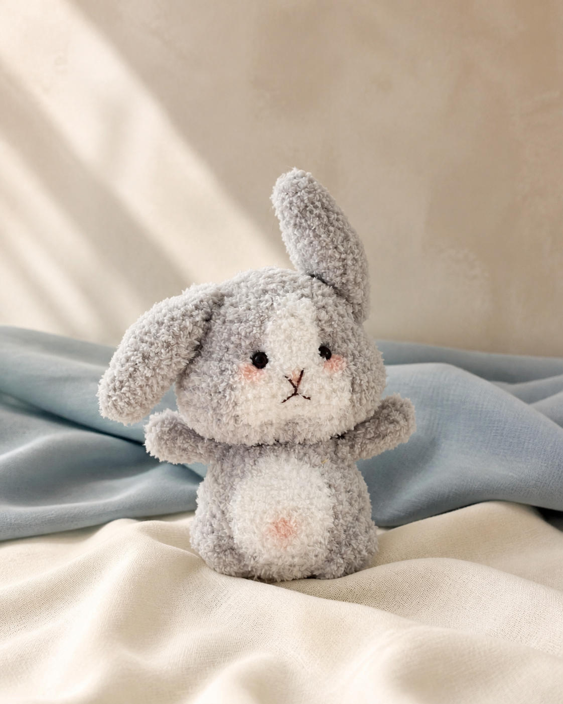 Cloudy Gray Bunny Crochet Plush