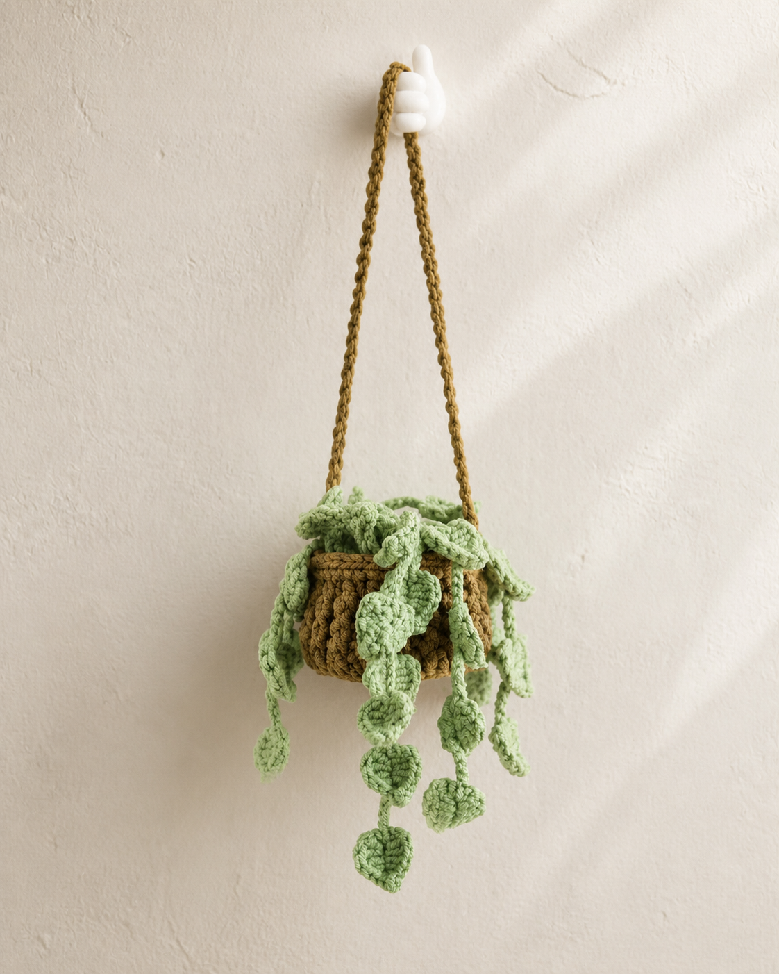 Monstera Crochet Hanging Planter