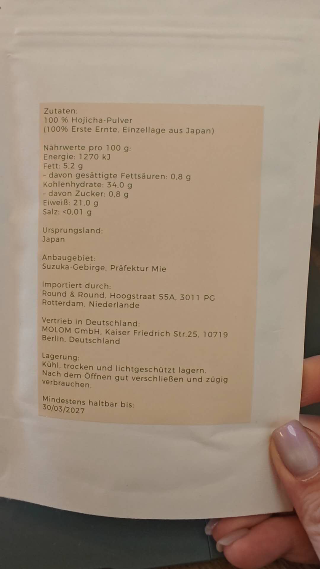 MOII Hojicha Powder