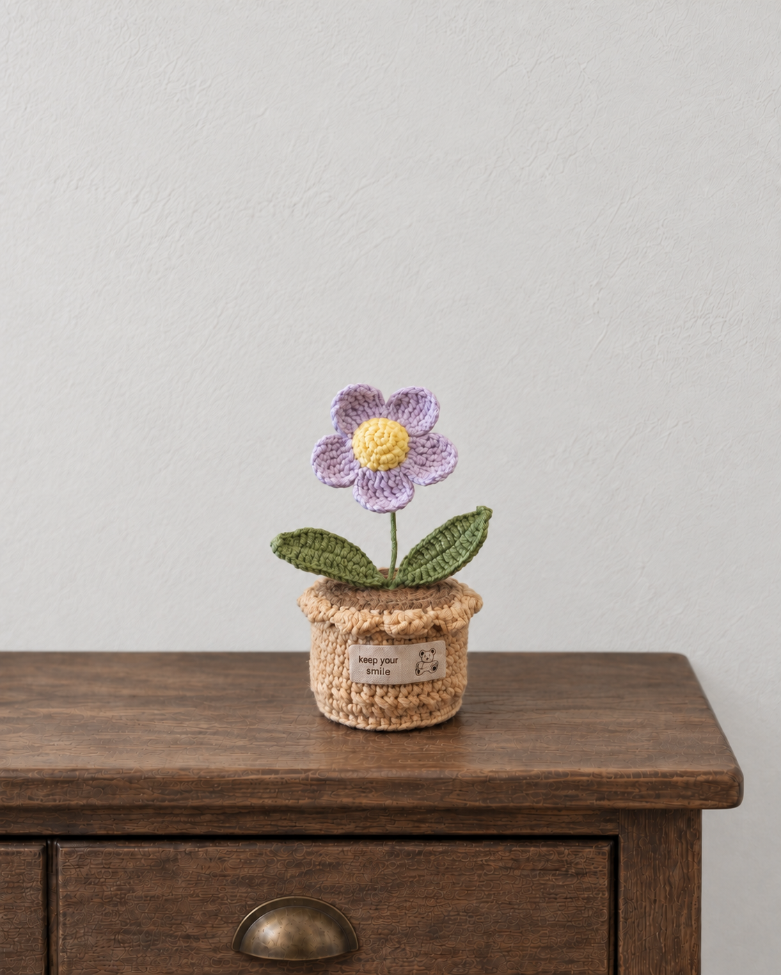 Lavender Smile Flower Pot