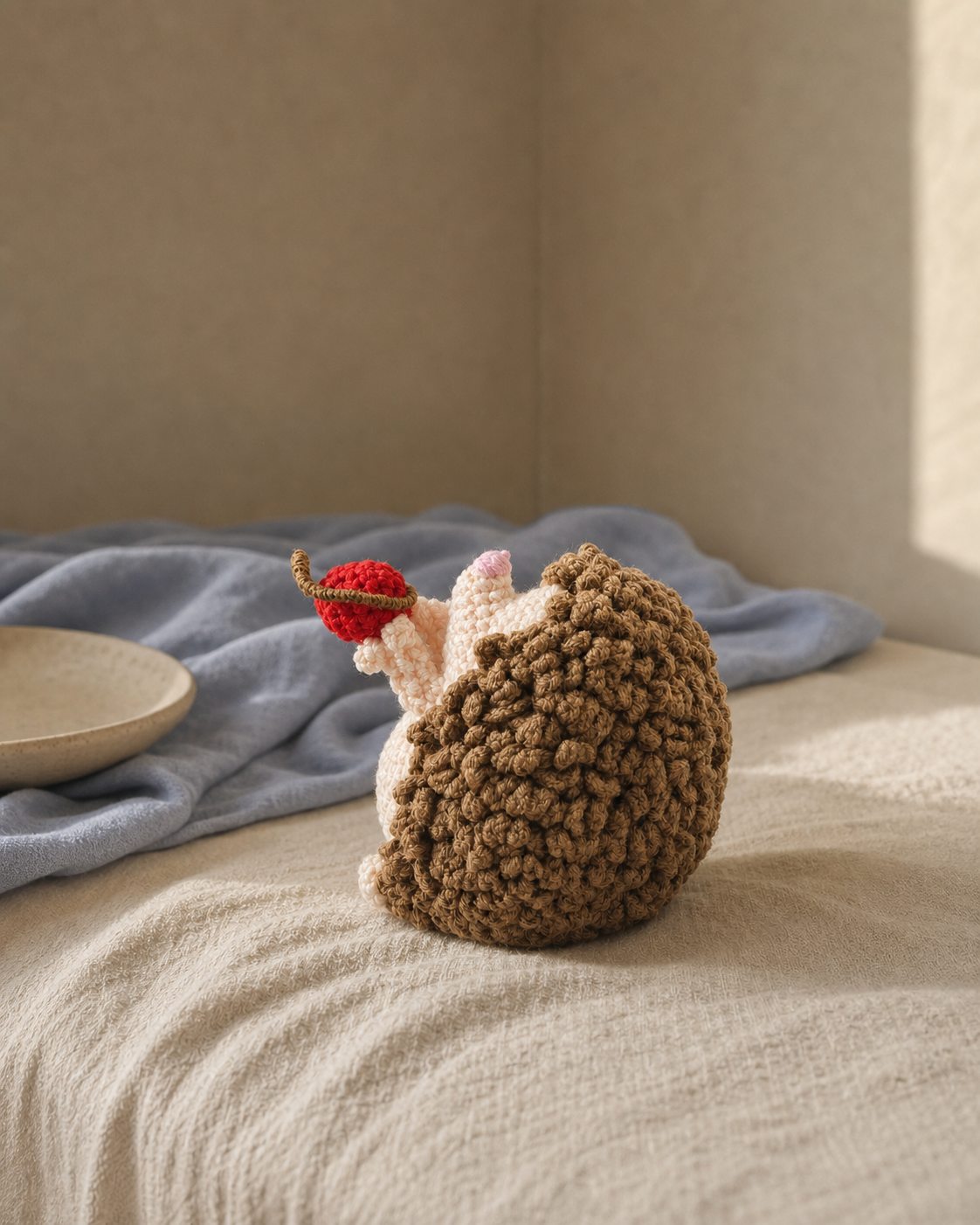 Lili Bobo Berry Hedgehog Crochet Plush
