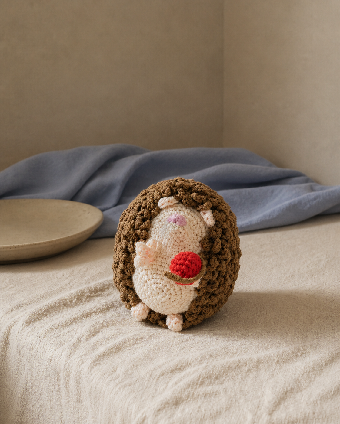 Lili Bobo Berry Hedgehog Crochet Plush