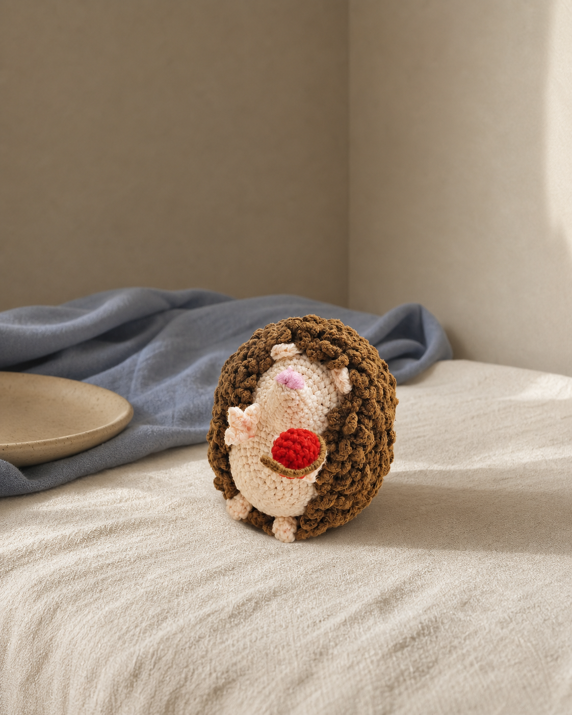 Lili Bobo Berry Hedgehog Crochet Plush