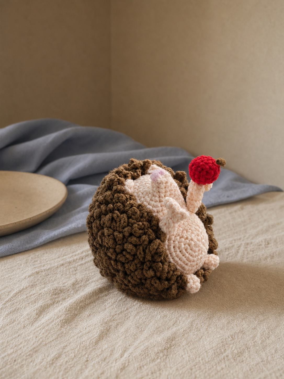 Lili Bobo Berry Hedgehog Crochet Plush