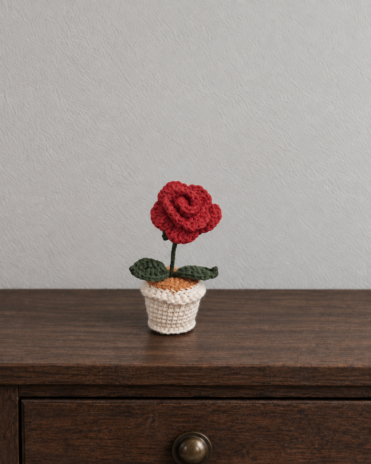 Mini Crochet Flower Pots