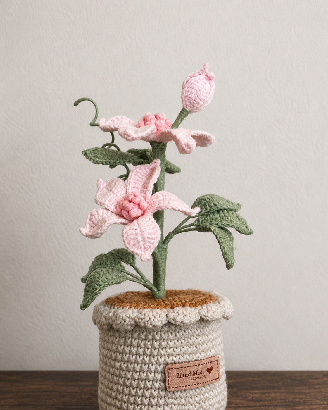 Crochet Lily Potted Plant