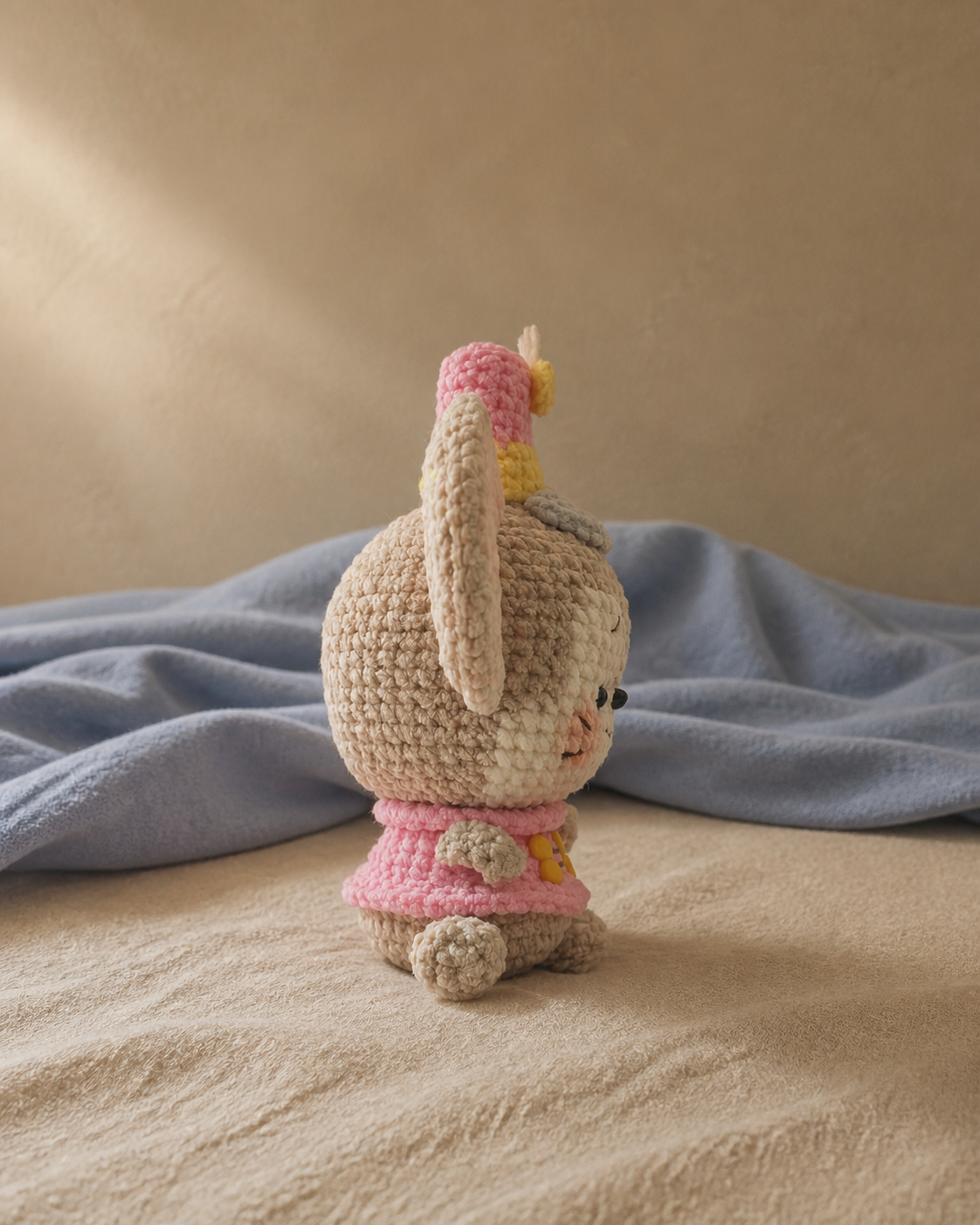 Poppy Crown Mouse Crochet Plush