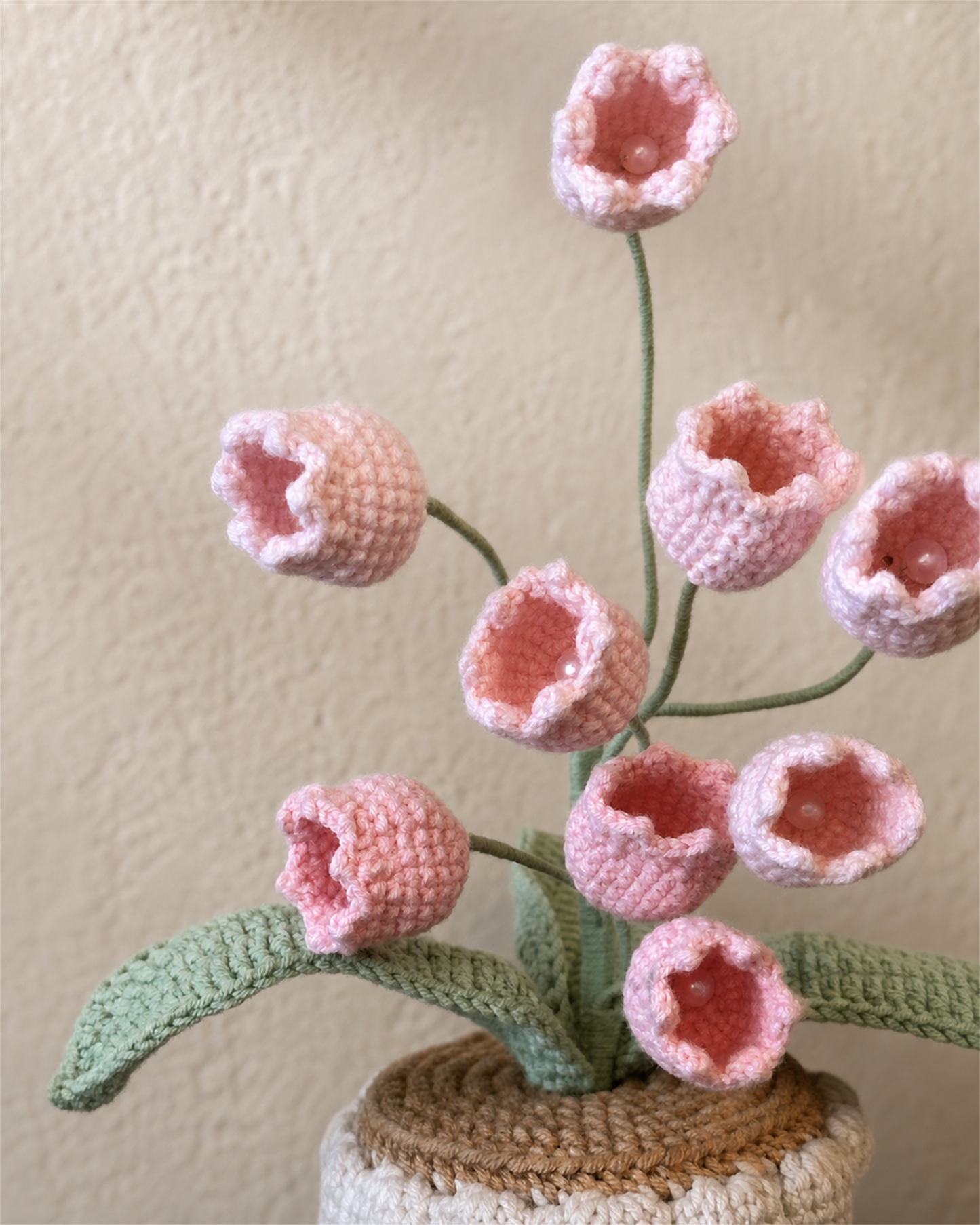 Pink Lily of the Valley Pot