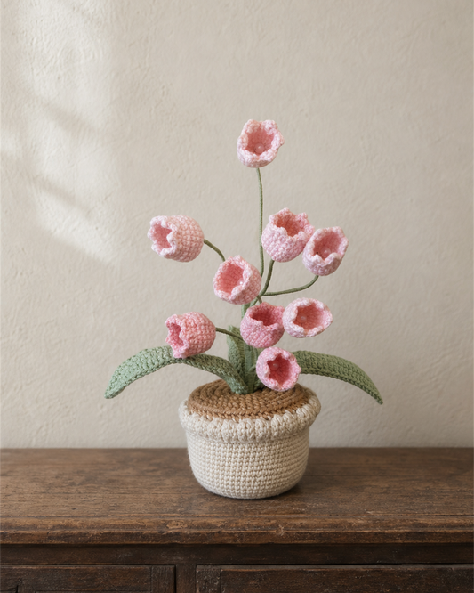 Pink Lily of the Valley Pot