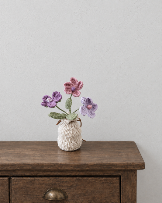 Pink & Purple Blossom Vase