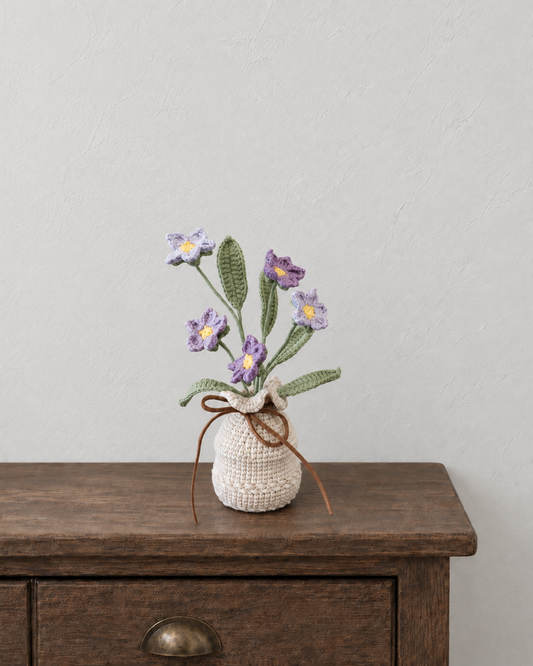 Lavender Star Blossom Vase