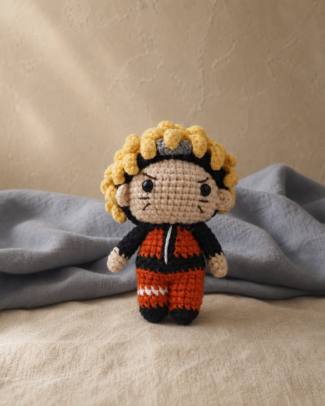 Sunny Leaf Ninja Crochet Doll